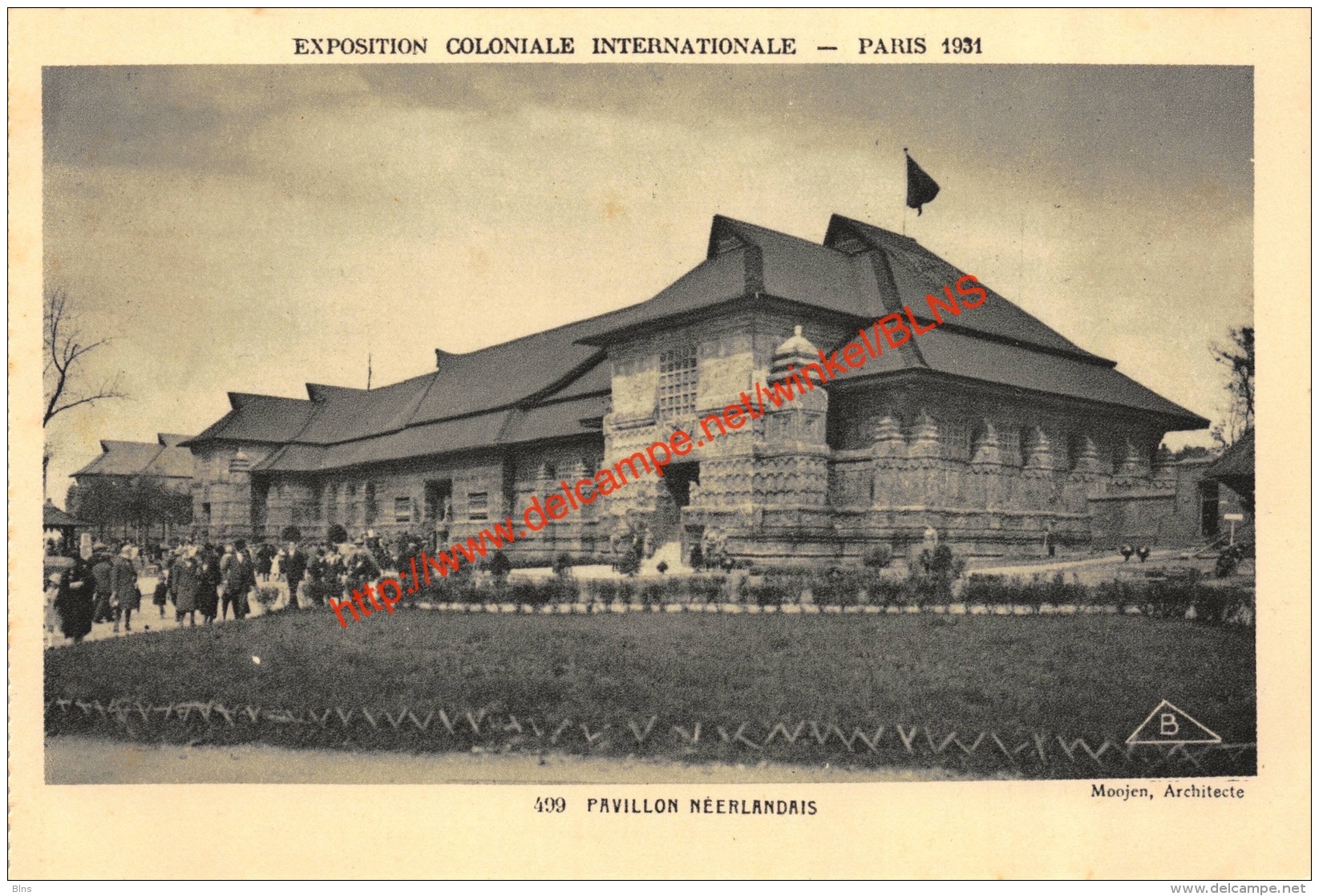 Pavillon Néerlandais - Exposition Coloniale Internationale Paris 1931