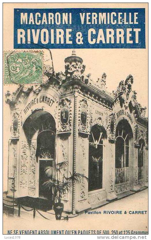 PAVILLON RIVOIRE ET CARRET / EXPOSITION 1906