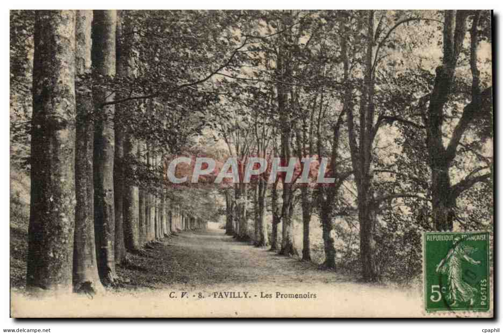 Pavilly - Les Promenoirs - CPA