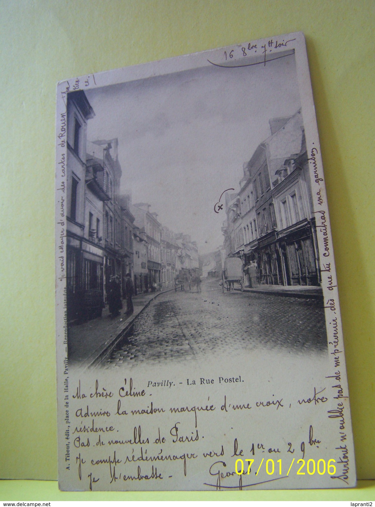 PAVILLY (SEINE MARITIME) LES COMMERCES. LES MAGASINS. LA RUE POSTEL