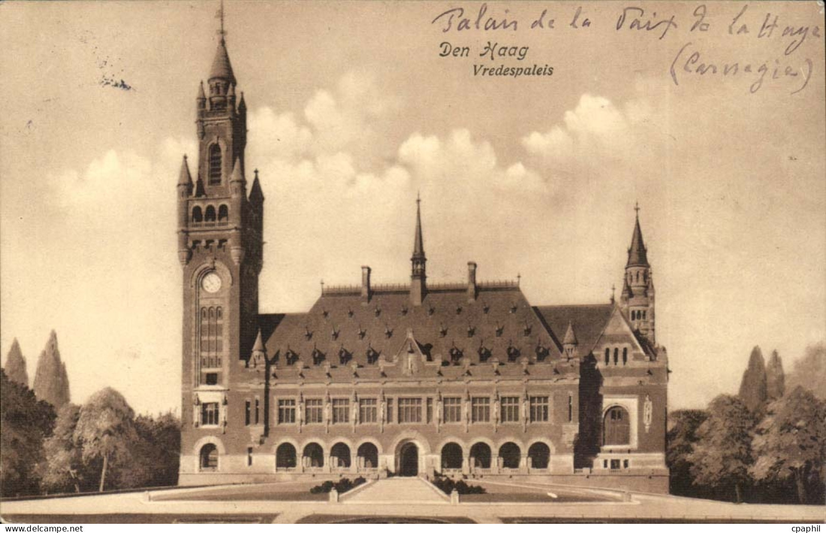 Pays Bas Den Haag Vredespaleis CPA