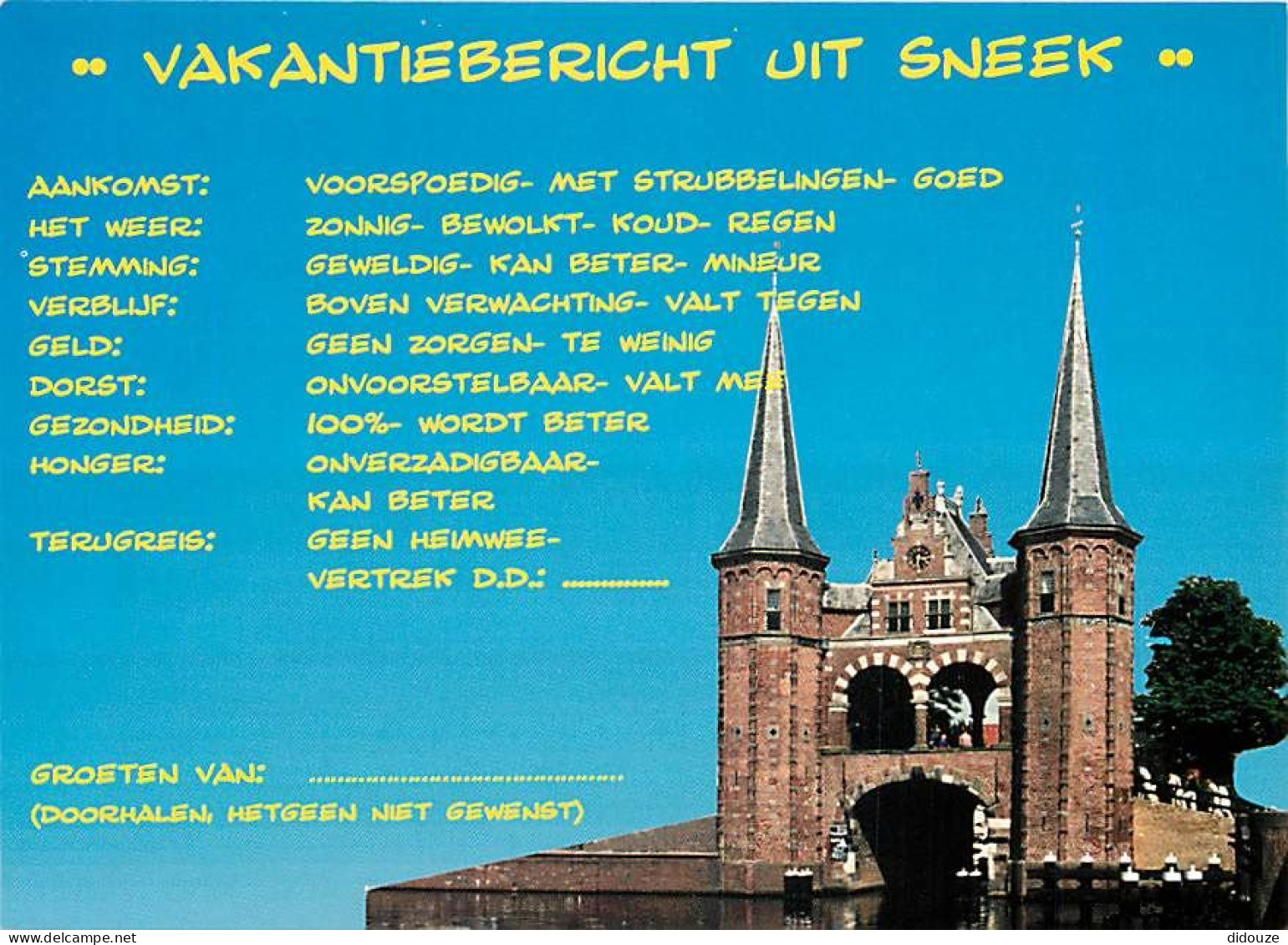 Pays-Bas - Nederland - Sneek - CPM - Voir Scans Recto-Verso