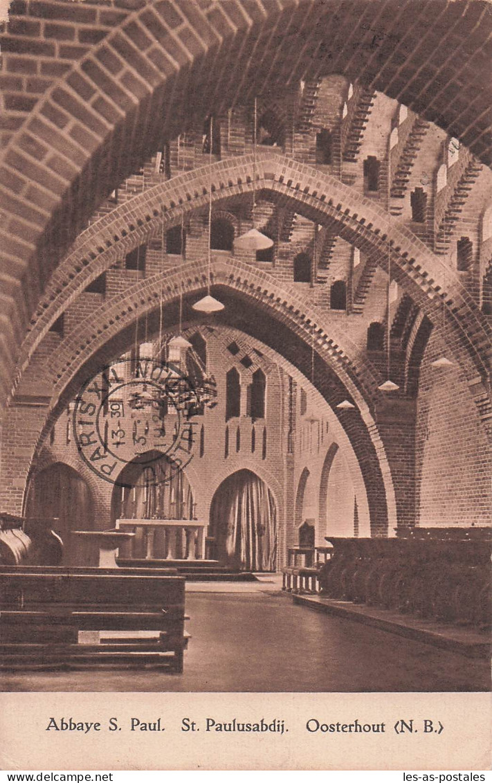 PAYS BAS OOSTERHOUT ABBAYE SAINT PAUL