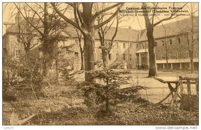 Pays-Bas - Rijckholt-Gronsveld - Couvent des Dominicains Français - Vues des jardins