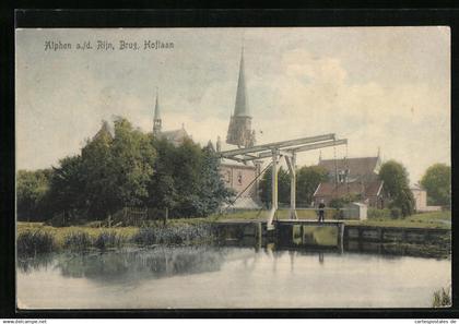 AK Alphen a. d. Rijn, Brug, Hoflaan