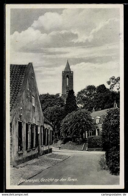 AK Amerongen, Gezicht op den Toren