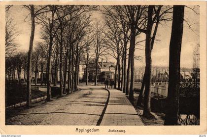 CPA APPINGEDAM Stationsweg NETHERLANDS (706152)