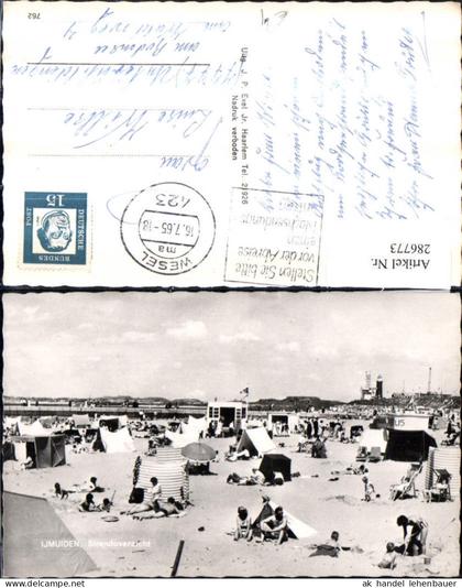 286773,Ijmuiden Strandoverzicht Strand Strandleben