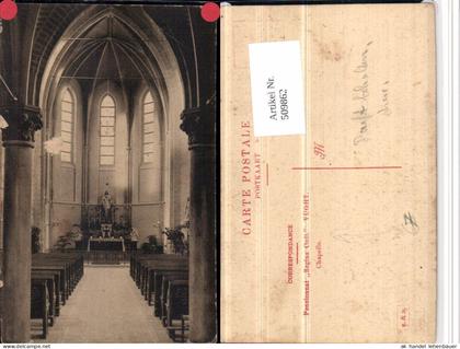 509862,Netherlands Vught Pensionnat Regina Coeli Chapelle Kapelle Innenansicht