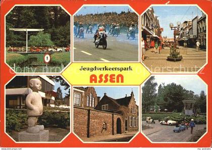 Assen Jeugdverkeerspark Fussgaengerzone Park Rennstrecke