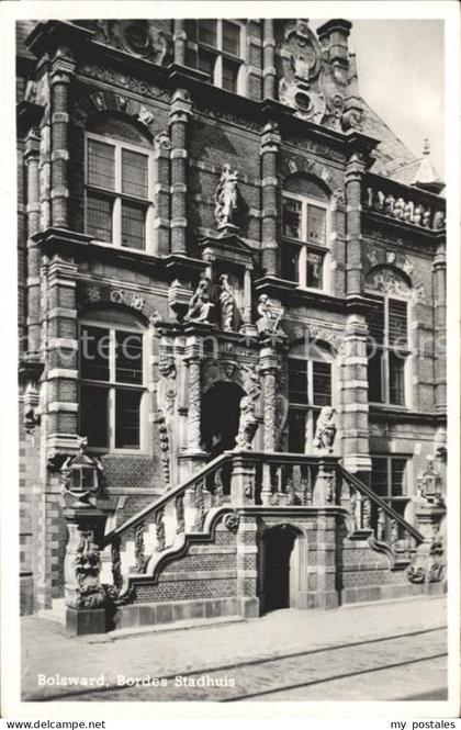 Bolsward Boalsert Bordes Stadthaus Rathaus Fassade