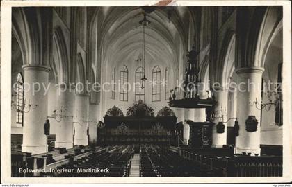 Bolsward Boalsert Interieur Martinikerk Kirche