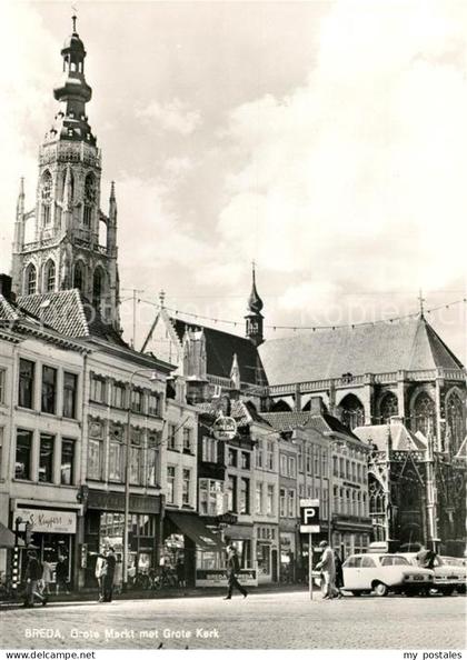 Breda Noord-Brabant Markt Kerk