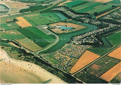 Breskens  Zeeland NL Camping Zeebad luchtfoto
