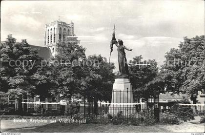 Brielle Niederlande Asylplein met Vrijheidsbeeld