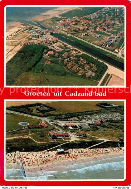 Cadzand Bad Fliegeraufnahme
