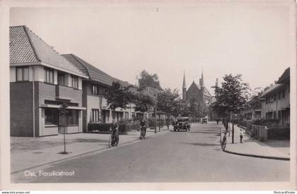 De Floroliastraat Oss North Brabant Holland Old Real Photo Postcard