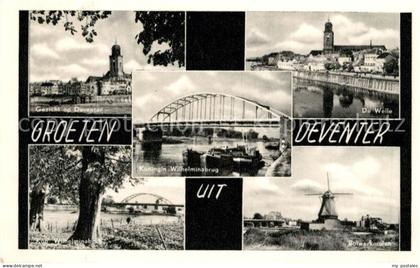 Deventer Kon. Wilhelminabrug Bolwerkmolen