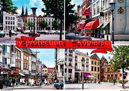 Deventer Stadtzentrum Platz Fussgaengerzone