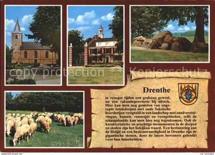 Drenthe Kirche Schafe