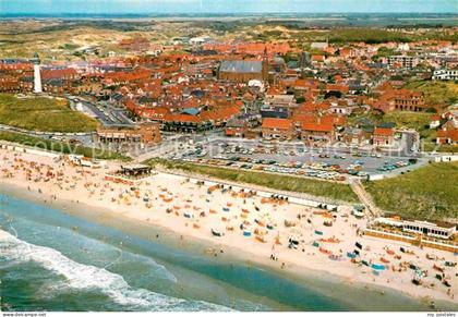 Egmond aan Zee Fliegeraufnahme Strand