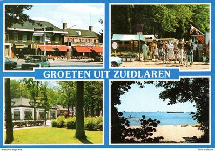 Groeten Uit Zuidlaren Holland Bicycles Restaurant Shops Postcard