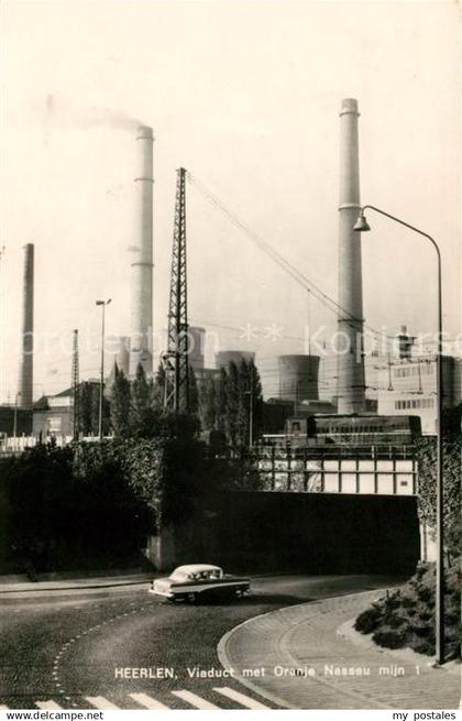 Heerlen Viaduct met Oranje Nassau mijn