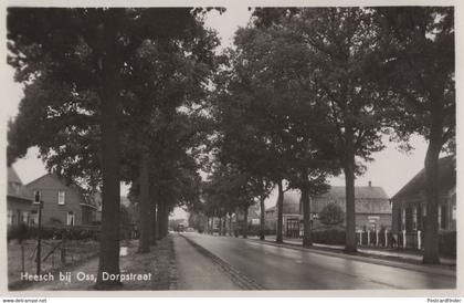 Heesch Bij Oss Dorpstraat Real Photo Dutch PB Postcard