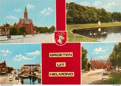 Helmond Oud Ned Herv Kerk Warande Kasteel Raadhuis Stadsbrug