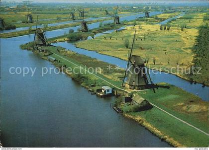 Kinderdijk Fliegeraufnahme Molens