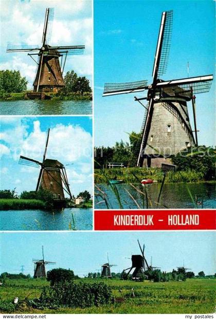 Kinderdijk Hollaendische Muehlen