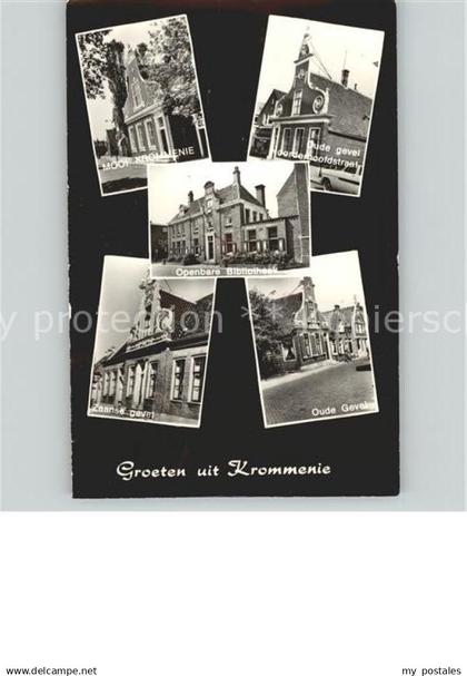 Krommenie Bibliotheek Oude Gevel Zaanse Gevel