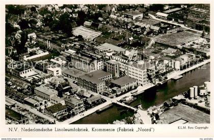 Krommenie Fliegeraufnahme Linoleumfabrik