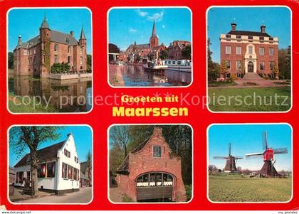 Maarssen Wasserschloss Kirche Sehenswuerdigkeiten Windmuehlen