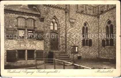 Medemblik Kasteel Radboud Ingang Kantongerecht Burg