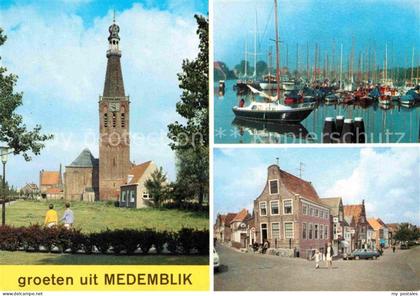 Medemblik Kirche Hafen Ortsmotiv