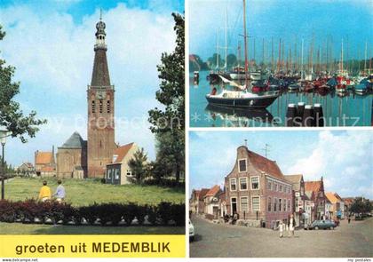 Medemblik Kirche Hafen Ortsmotiv