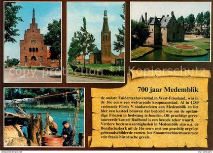 Medemblik Stadtzentrum Kirche Burg Radboud Fischer