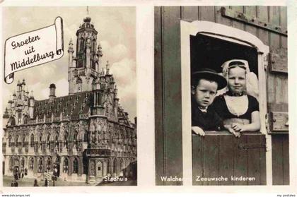 Middelburg  Zeeland NL Stadhuis Walcheren Zeeuwsche kinderen