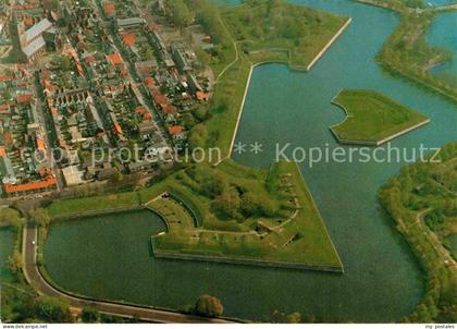 Naarden Vestingstad Alte Festung Fliegeraufnahme