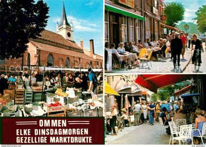 Ommen Overijssel Elke Dinsdagmorgen Gezellige Marktdrukte