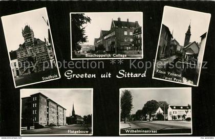Sittard Netherlands Stadhuis Bisschoppelijk College Klein Venetie Kerk Wilhelmin