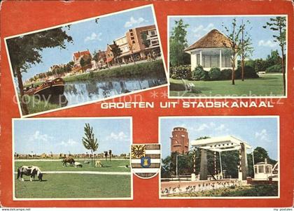 Stadskanaal Kanal Pferdeweide Pavillon