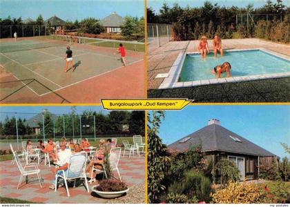 Stavenisse Tholen Bungalowpark Oud Kempen Tennisplatz Swimming Pool