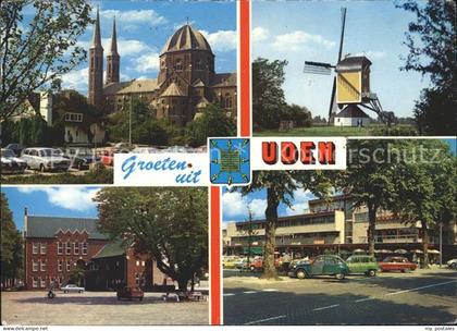 Uden Kirche Muehle Naturpark Strassenpartie