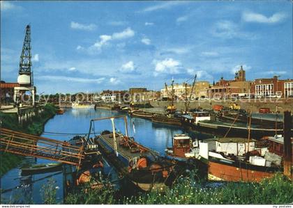 Venlo Hafenpartie Frachter