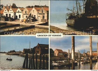 Yerseke Austern Muschelzucht Hafen Schiff