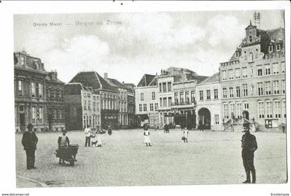 CPA - Carte Postale Pays Bas-Bergen op Zoom- Grote Markt  au début 1900 VM17544