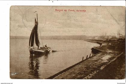 CPA Carte Postale-Pays Bas-Bergen op Zoom- Havendijk-1914 VM24111br