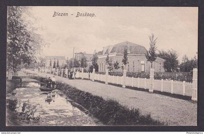 Vintage Postcard Netherlands Boskoop Rushes